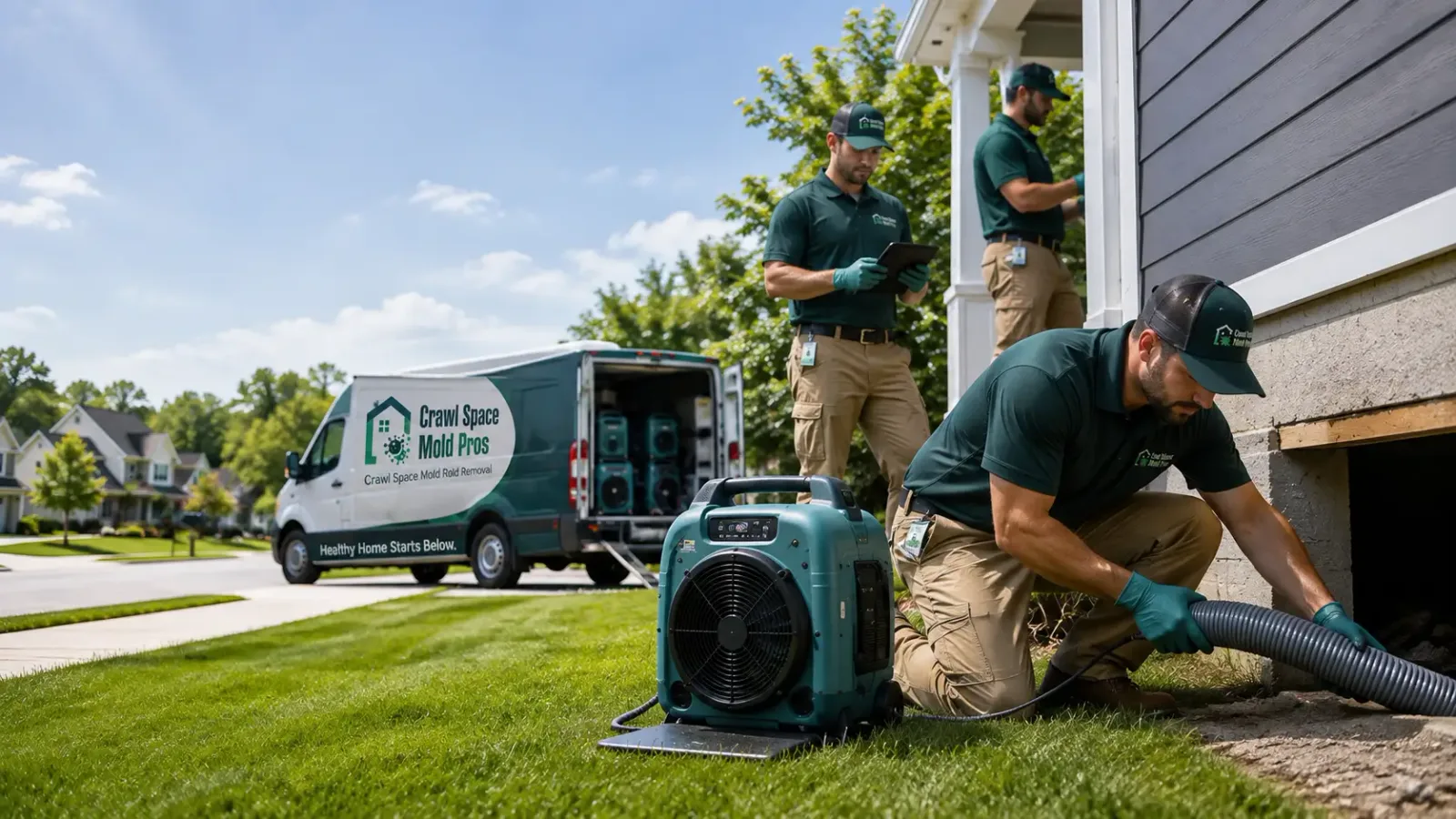 Crawl Space Mold Removal in Astoria, IL